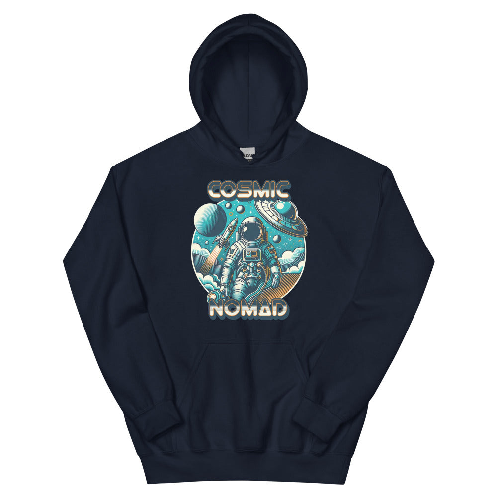 Cosmic Nomad Hoodie - Navy Color - https://ascensionemporium.net